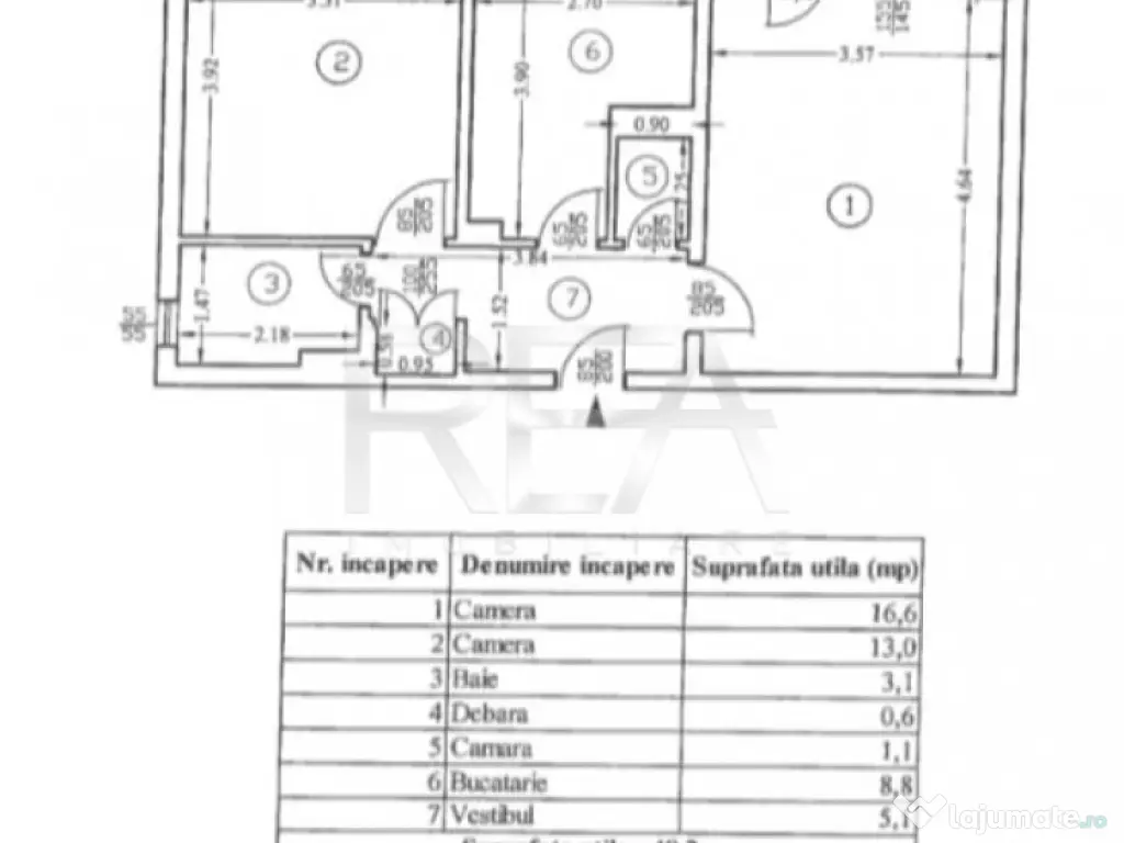 2 camere, 8/10, 51mp, renovat-Drumul Taberei 