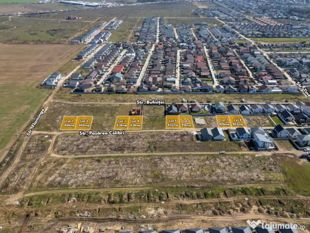 PANTELIMON - TINERETULUI, TEREN 438 MP, FRONT 14 M! 