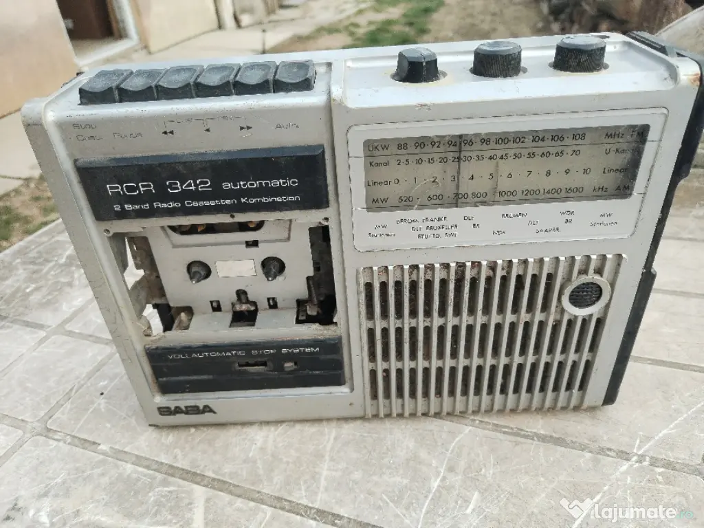 Radio recorder 342 Saba defect 