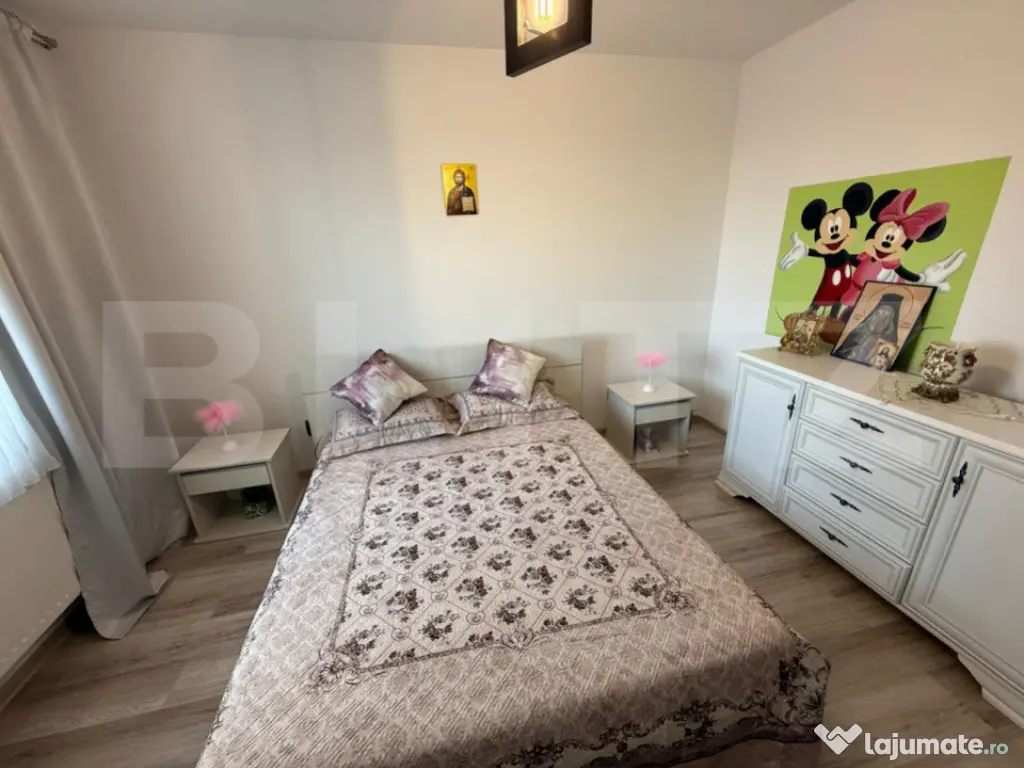 Apartament 2 camere zona Tractorul, decomandat, mobilat si u 