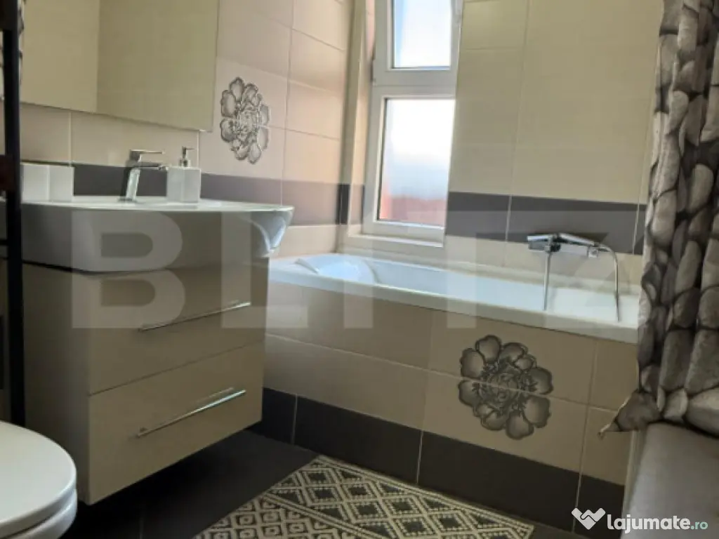 Apartament 2 camere zona Tractorul, decomandat, mobilat si u 