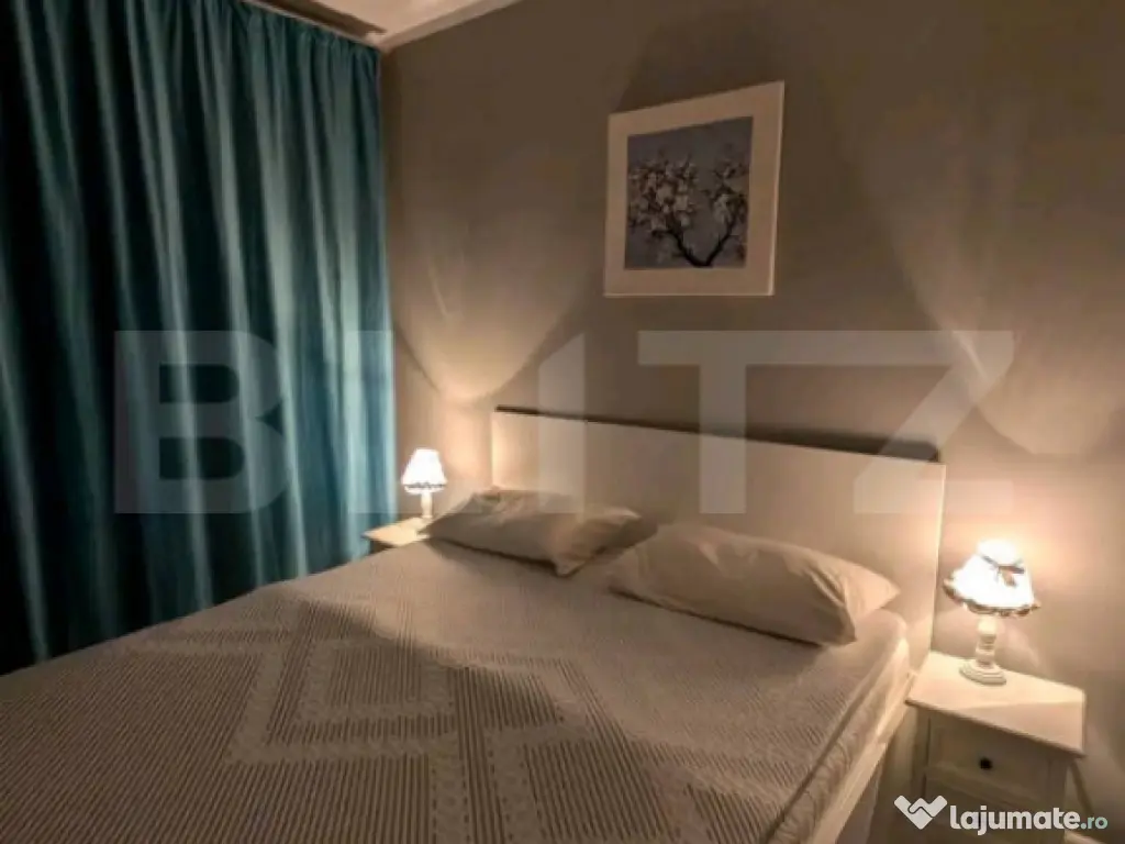 Apartament 2 camere superb, mobilat complet, zonă liniștit 