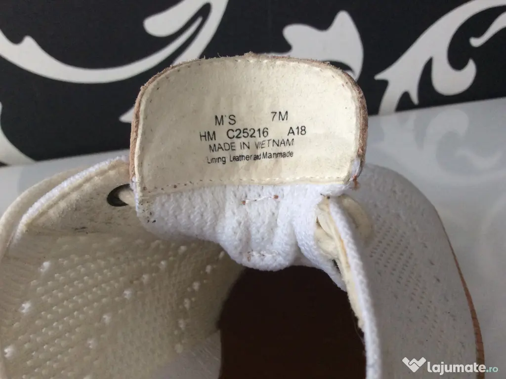 Tenisi casual Cole Haan ZER GRAND Wingtip Oxford culoare Alba 