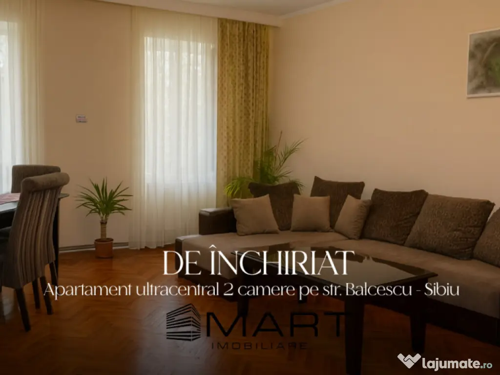 Apartament 2 camere decomandat str. Balcescu 