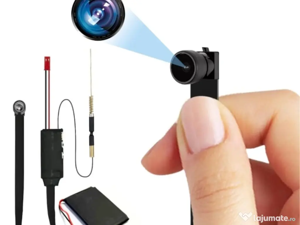 Mini Microfon Ascuns Spy, microfon spion, camera ascunsa cu wifi 