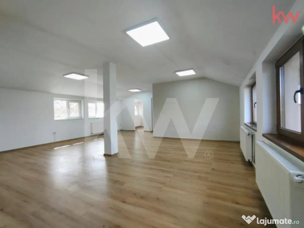 Spațiu comercial 120 mp – compartimentat | ideal birouri/ 