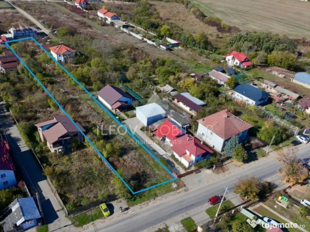 Teren intravilan 2000mp Balotesti, asfalt, utilitati, zona c 