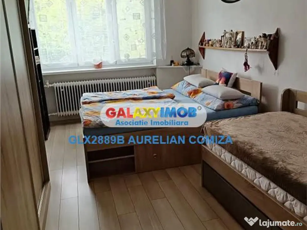 Garsoniera pentru inchiriat Piata Rahova/sp 28mp/etaj 3