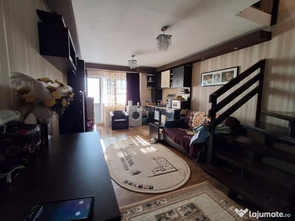 Apartament 2 camera, decomandat, mobilat-utilat 