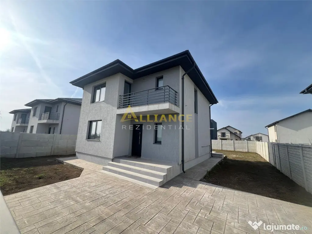Vila individuala - 4 camere - 2 bai - 145mp utili - teren 45 