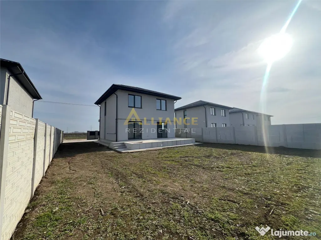 Vila individuala - 4 camere - 2 bai - 145mp utili - teren 45 