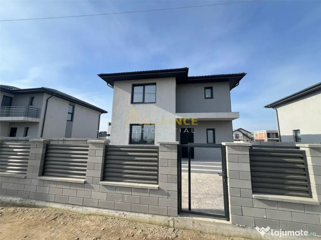 Vila individuala - 4 camere - 2 bai - 145mp utili - teren 45 