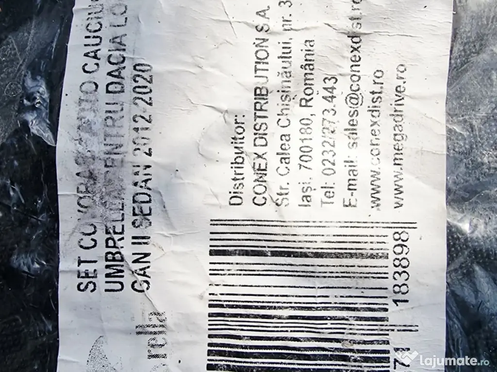 Covorașe auto tip tavita 