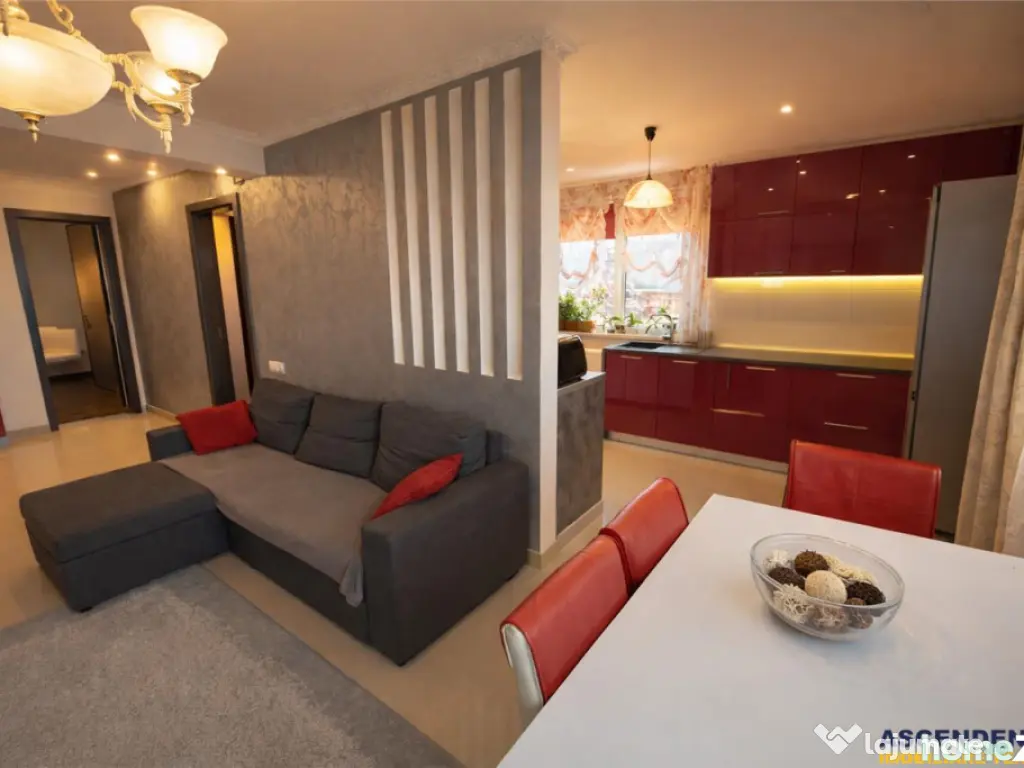 3 camere,panoramic,75 mp,mobilat,terasa, lift,parcare,Unirii 