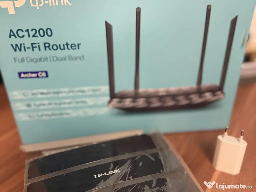 2 Routere TP-Link + încărcător iPhone – WiFi AC1200 (bundle)