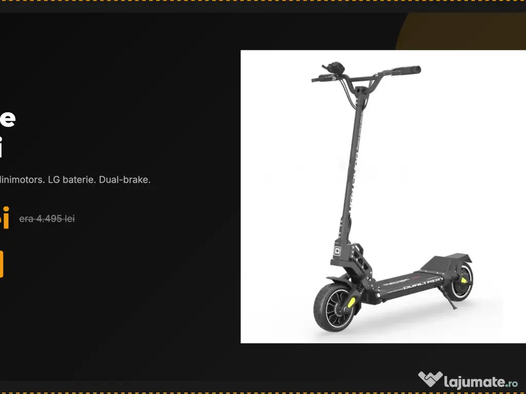 Lichidare: Trotineta Electrica Dualtron Mini 1450W + Compresor CR2 