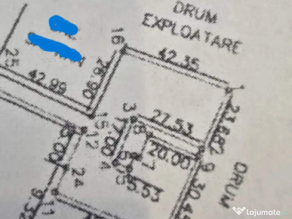 NUFARU -TEREN INTRAVILAN 2400 MP, UTILITATI PE TEREN 