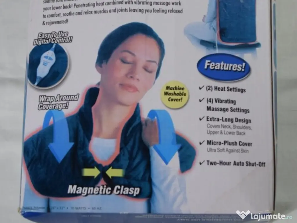 Vesta masaj si incalzire 