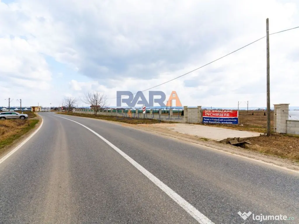 Teren 7.092 mp cu PUZ aprobat + Autorizatie / investiție... 