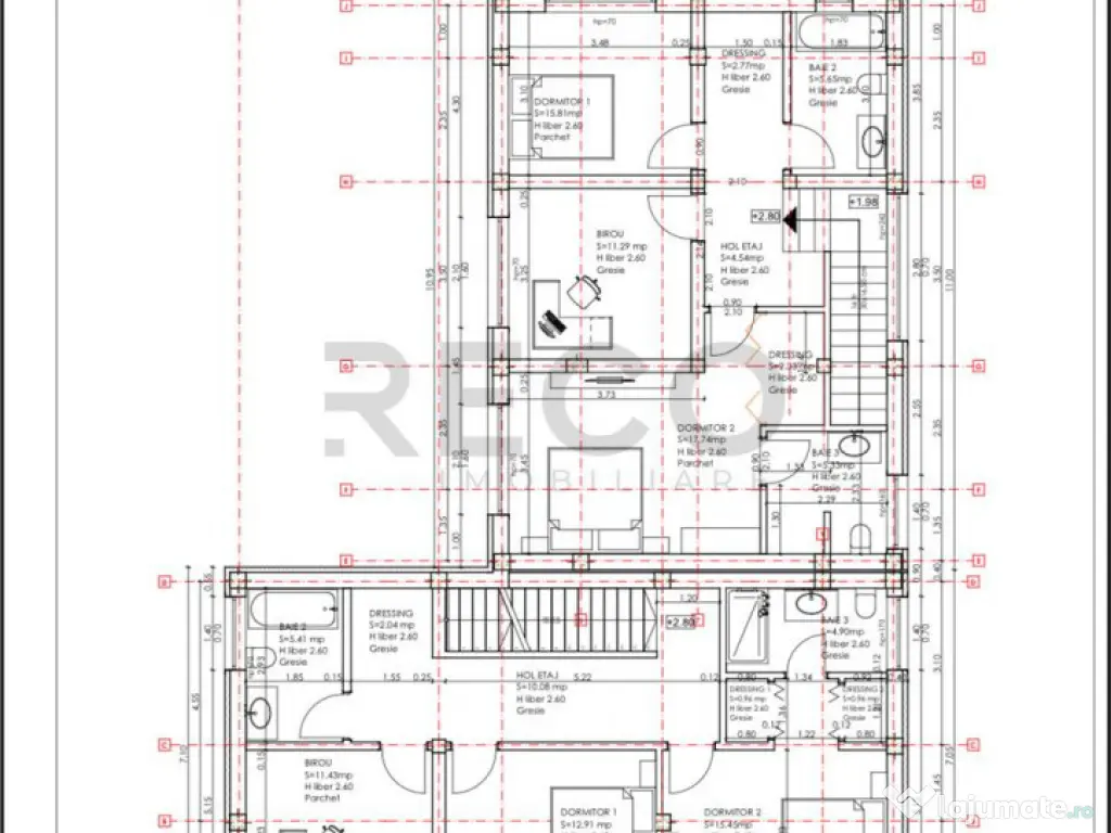 RECO Case cuplate la rosu (P E) Oradea Anexa de locuit 