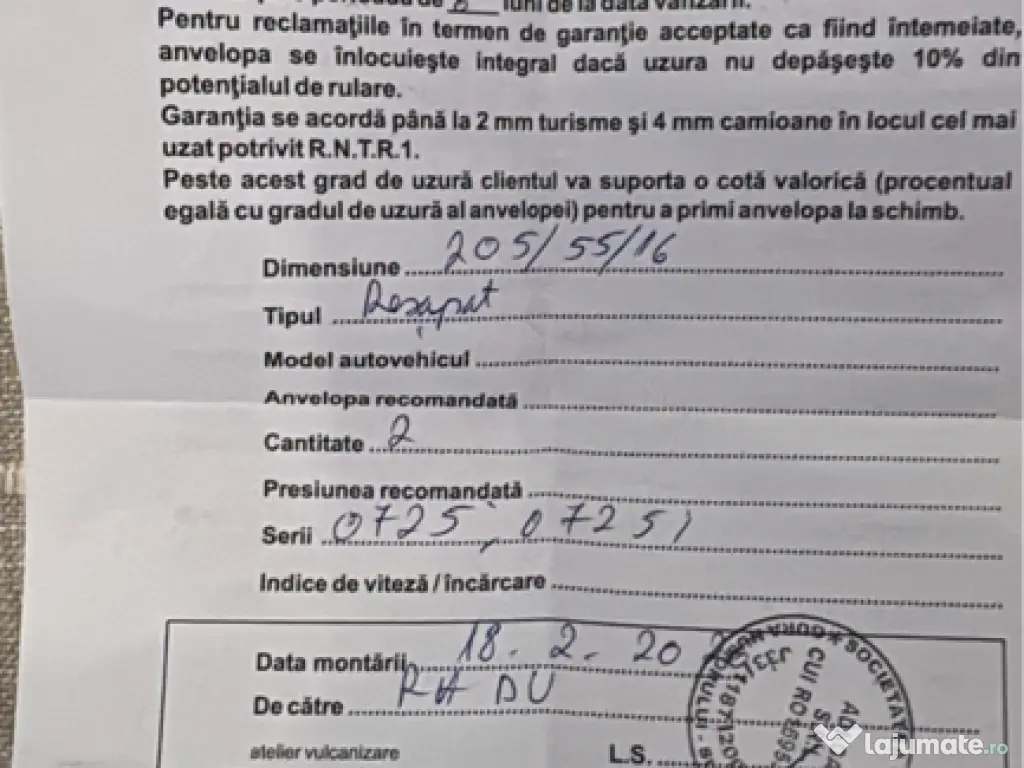 Anvelope Iarna 205 55 R16 Resapate Radburg 