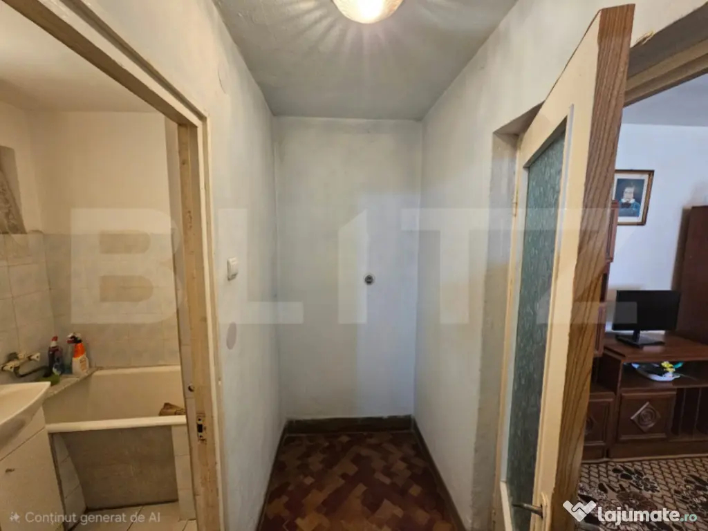 Apartament 2 camere, 37 mp, parter, balcon – oportunitate 