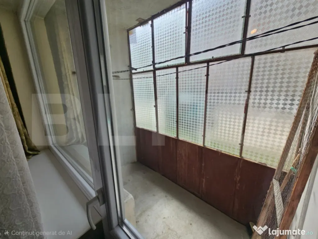 Apartament 2 camere, 37 mp, parter, balcon – oportunitate 