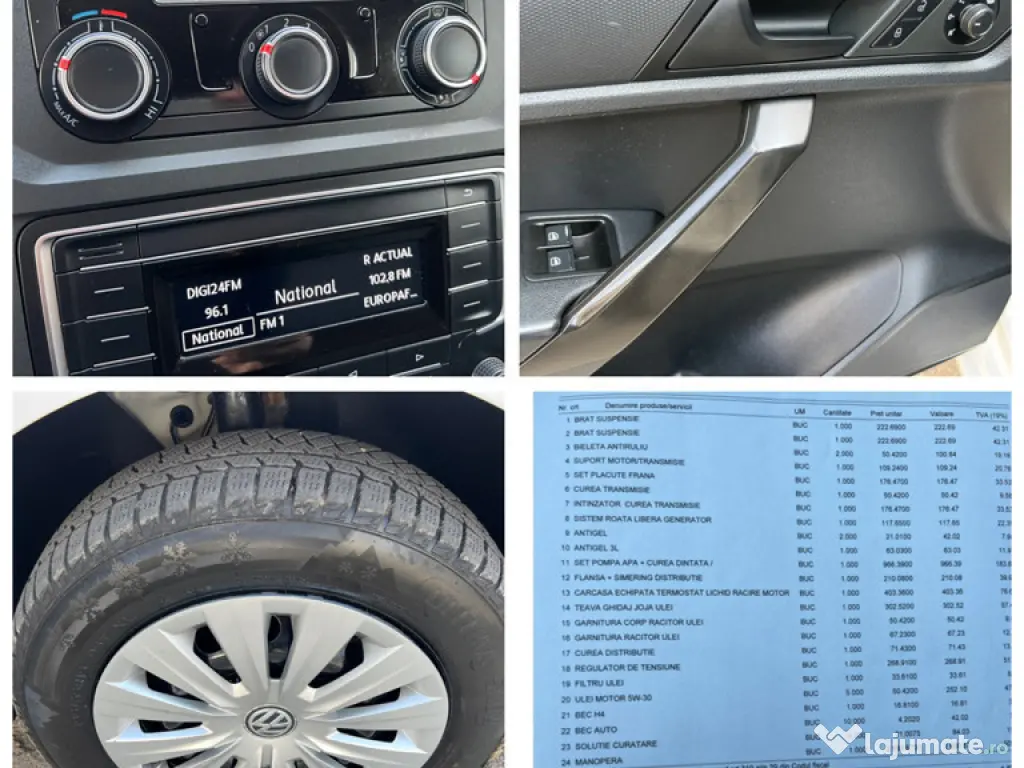 VW Caddy 2.0tdi 2017 EURO 6 TVA Deductibil 