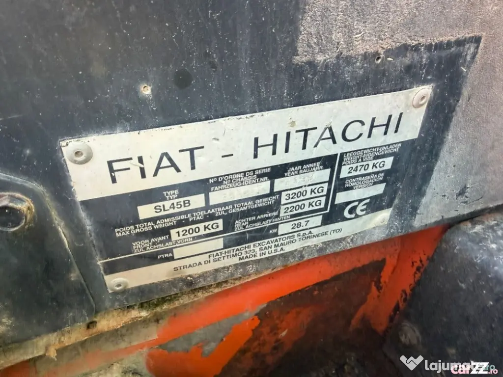 Dezmembrez miniincarcator bobcat Fiat Hitachi SL45B 