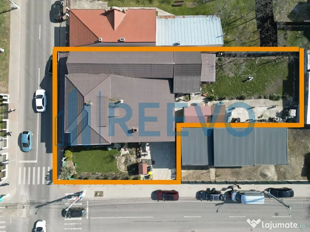 Clădire și teren de investiție, central Roman 