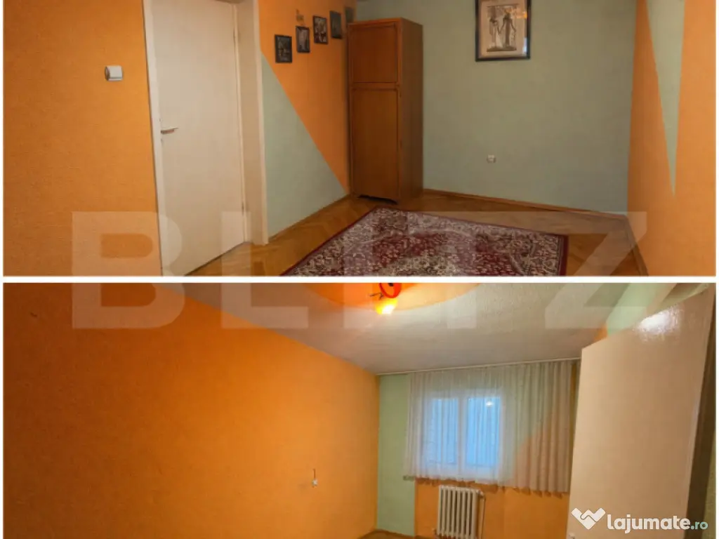Apartament 4 camere decomodat, ideal familie | 2 băi | Iern