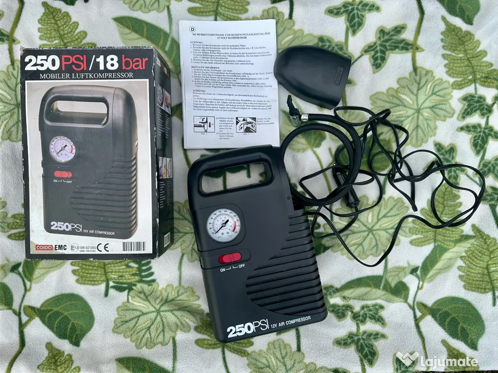 Compresor auto 12V Nou 