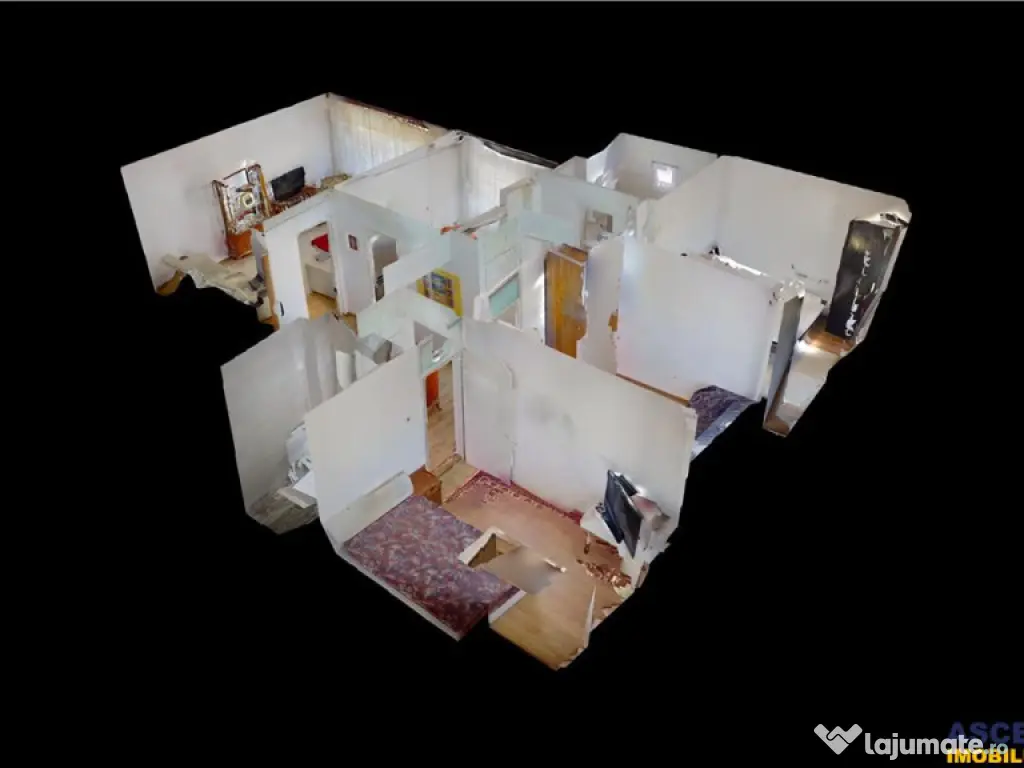 Panorama superba, 4 camere, 2 bai, 2 balcoane, Racadau, Bras 