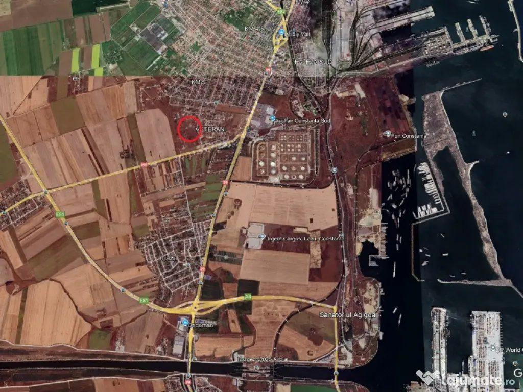 Teren de vanzare in Constanta zona veterani km 5