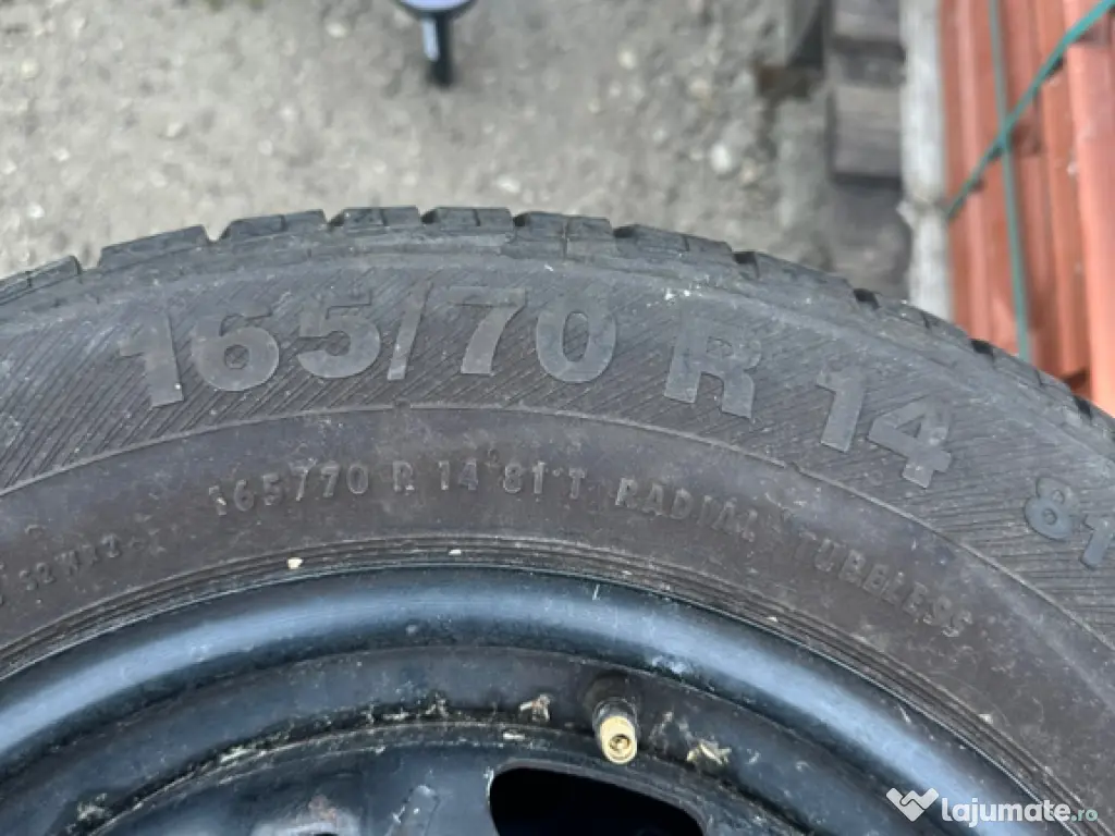 Jante 14 anvelope 165 70 r14 