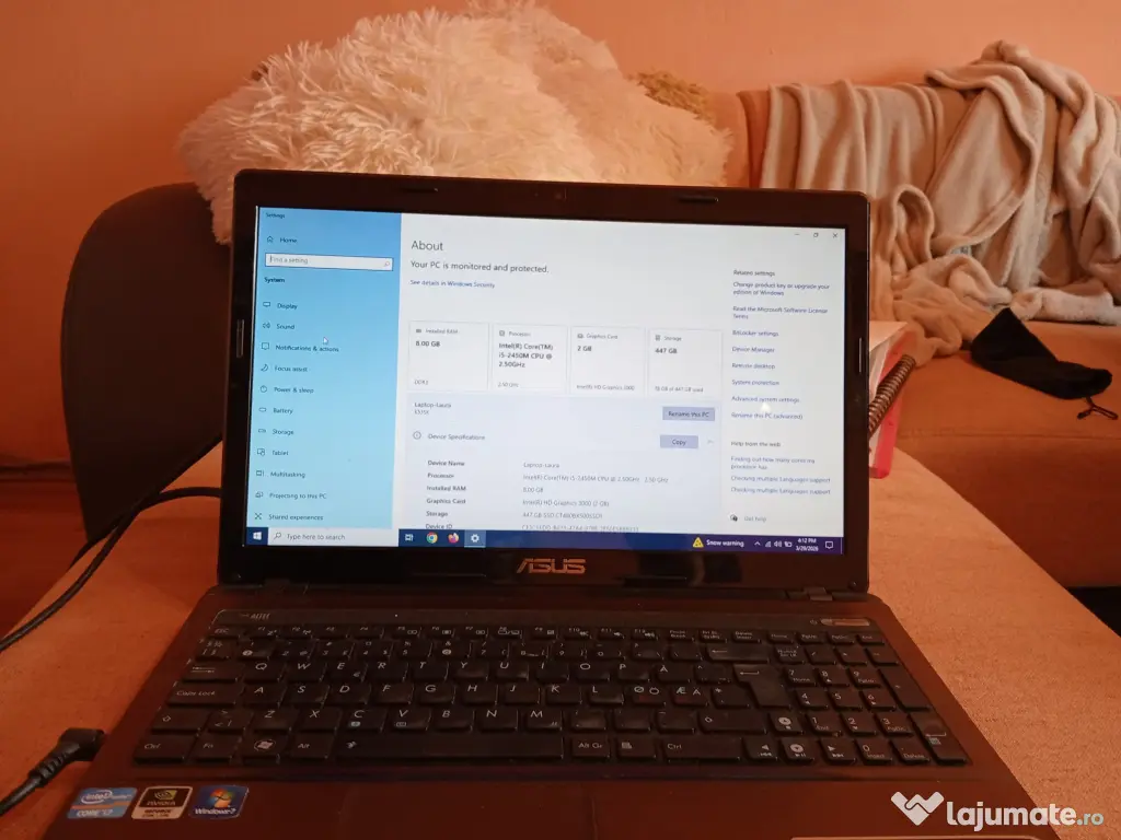 Laptop AsusK53S de vanzare 