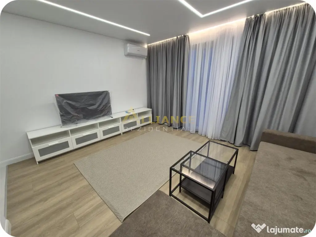 Apartament 60 mp || 2 camere complet mobilat modern 