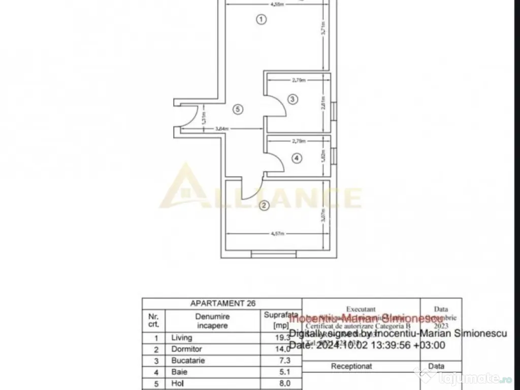 Apartament 60 mp || 2 camere complet mobilat modern 