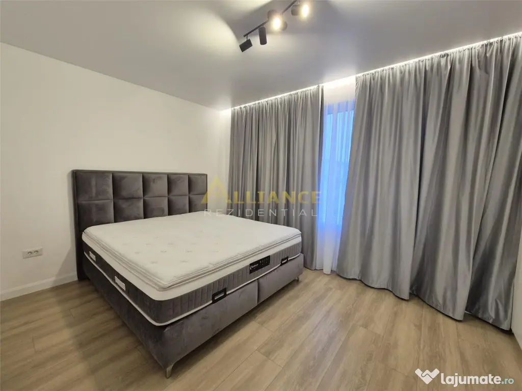 Apartament 60 mp || 2 camere complet mobilat modern 