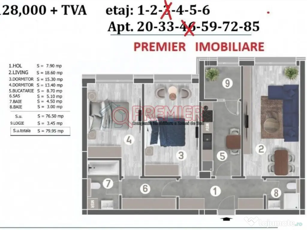 3 Camere - Parcul Tudor Arghezi - Grand Arena 