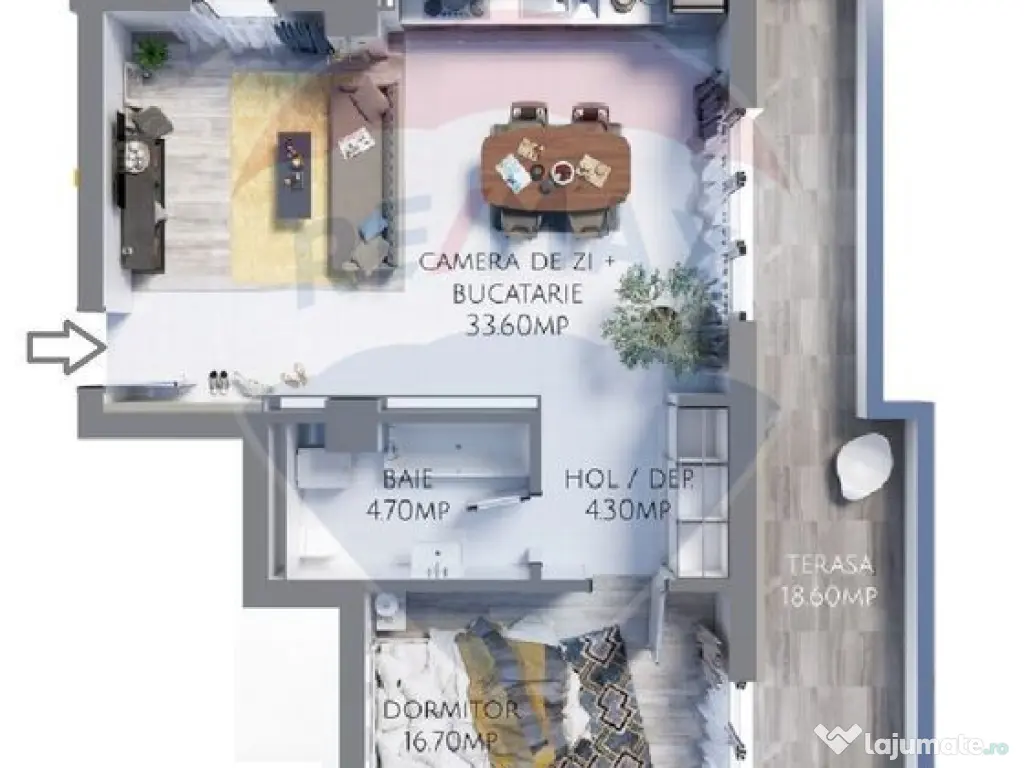 închiriere apartament Brasov Avangarden Bartolomeu, cu l...