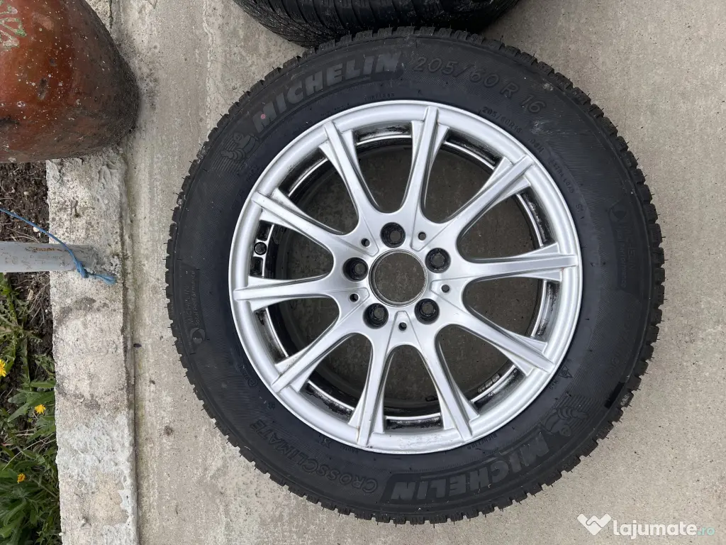 Jante 5x112 r 16 cu cauciucuri 