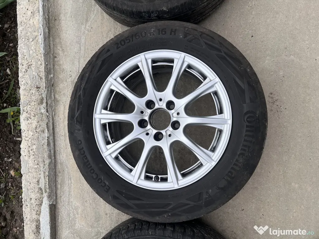 Jante 5x112 r 16 cu cauciucuri 