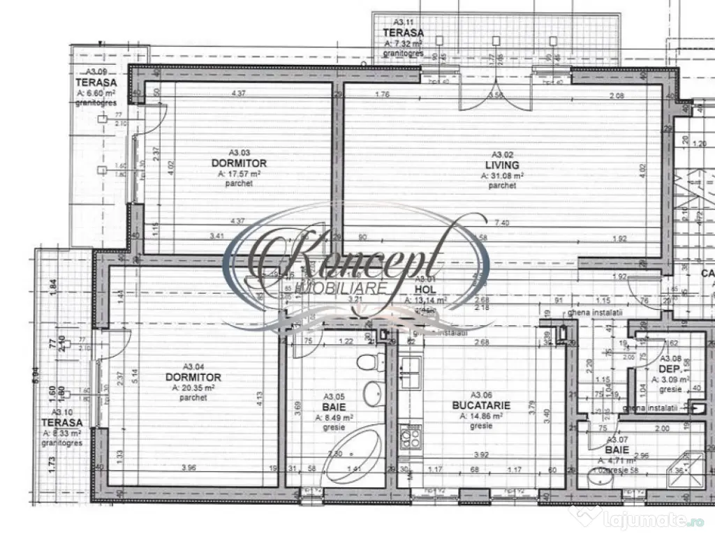Apartament spatios si cu potential in Andrei Muresanu 