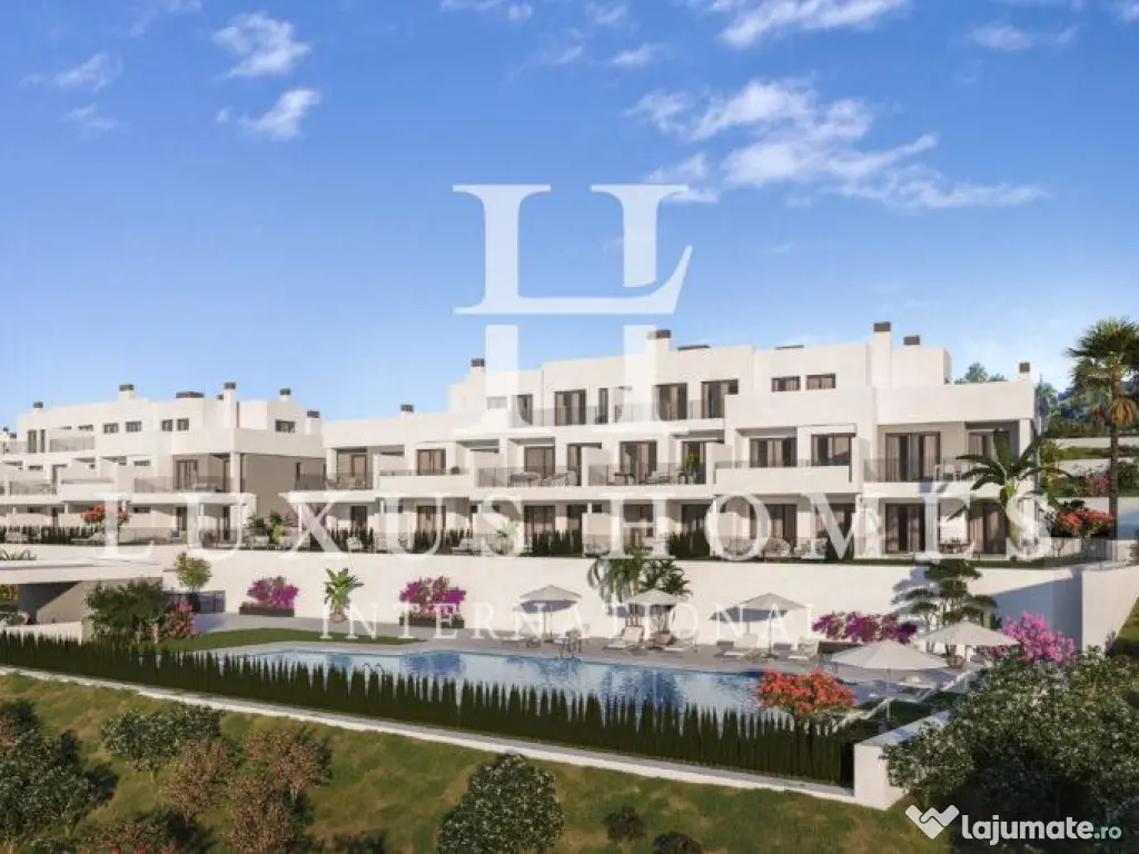 Apartament de lux cu terasă, piscină și grădină înconjurată de natură 