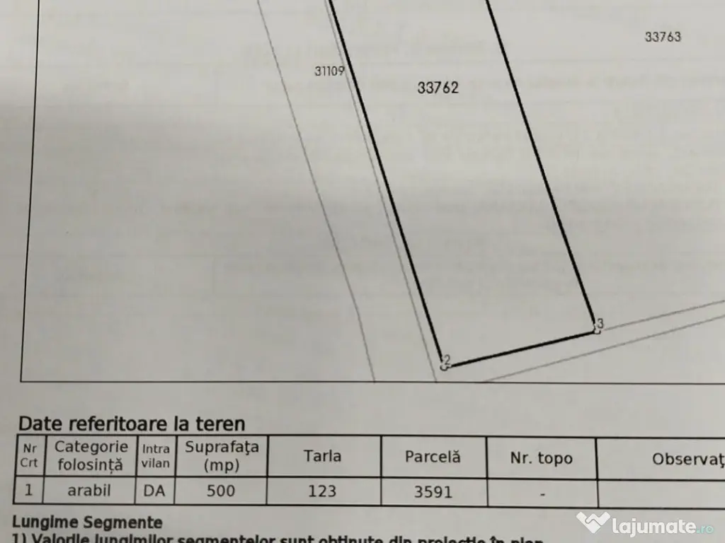 Vand teren intravilan in Chilia Veche 500mp