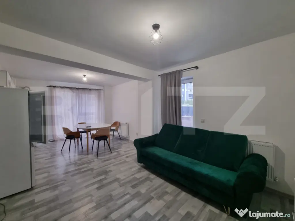 Apartament 3 camere, 2 bai, 77mp, terasa, bloc nou, zona Cor 
