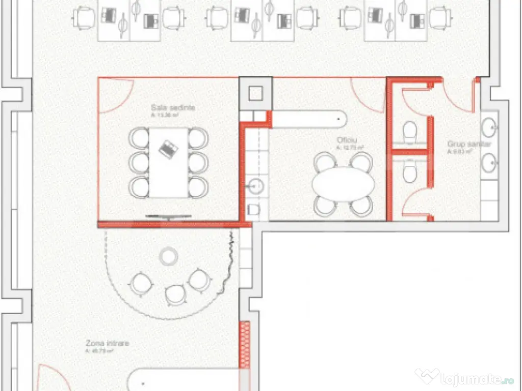 OPORTUNITATE ! Spatiu de birou ,modern, zona Semicentrala 