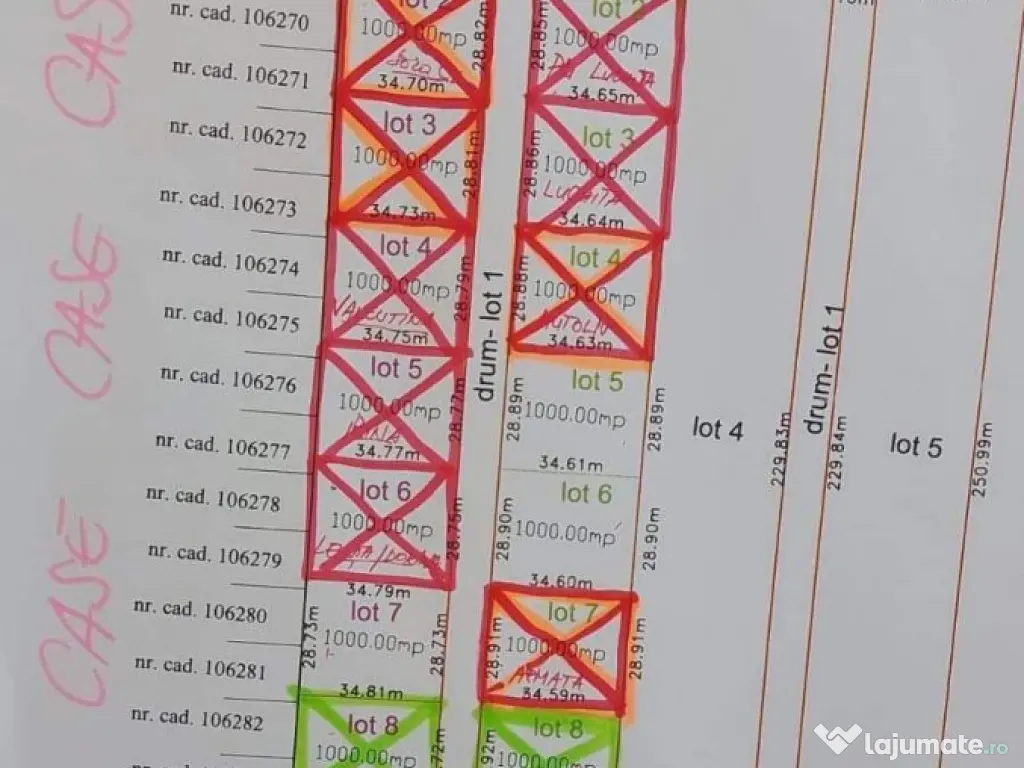 Teren de in Harman, Brasov, 2 parcele disponibile