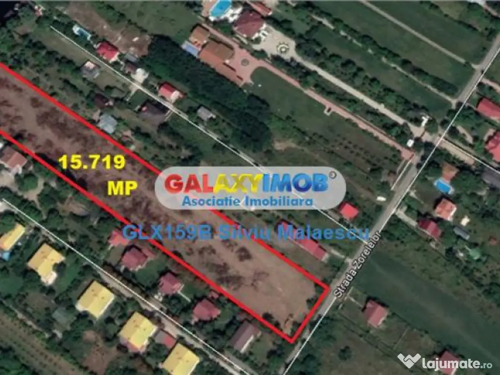 Snagov str. Zorelelor 15.719 Mp la LAC 